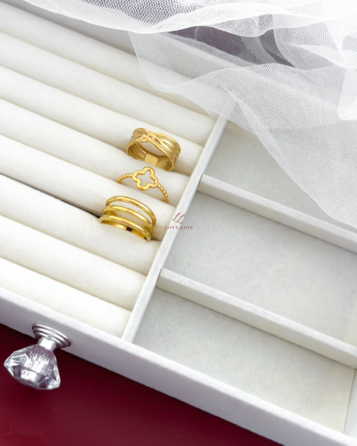 Grace Adjustable Ring Set