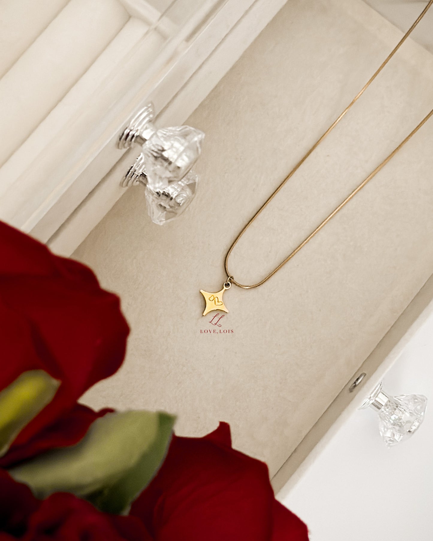 Star Personalized Handstamped Necklace