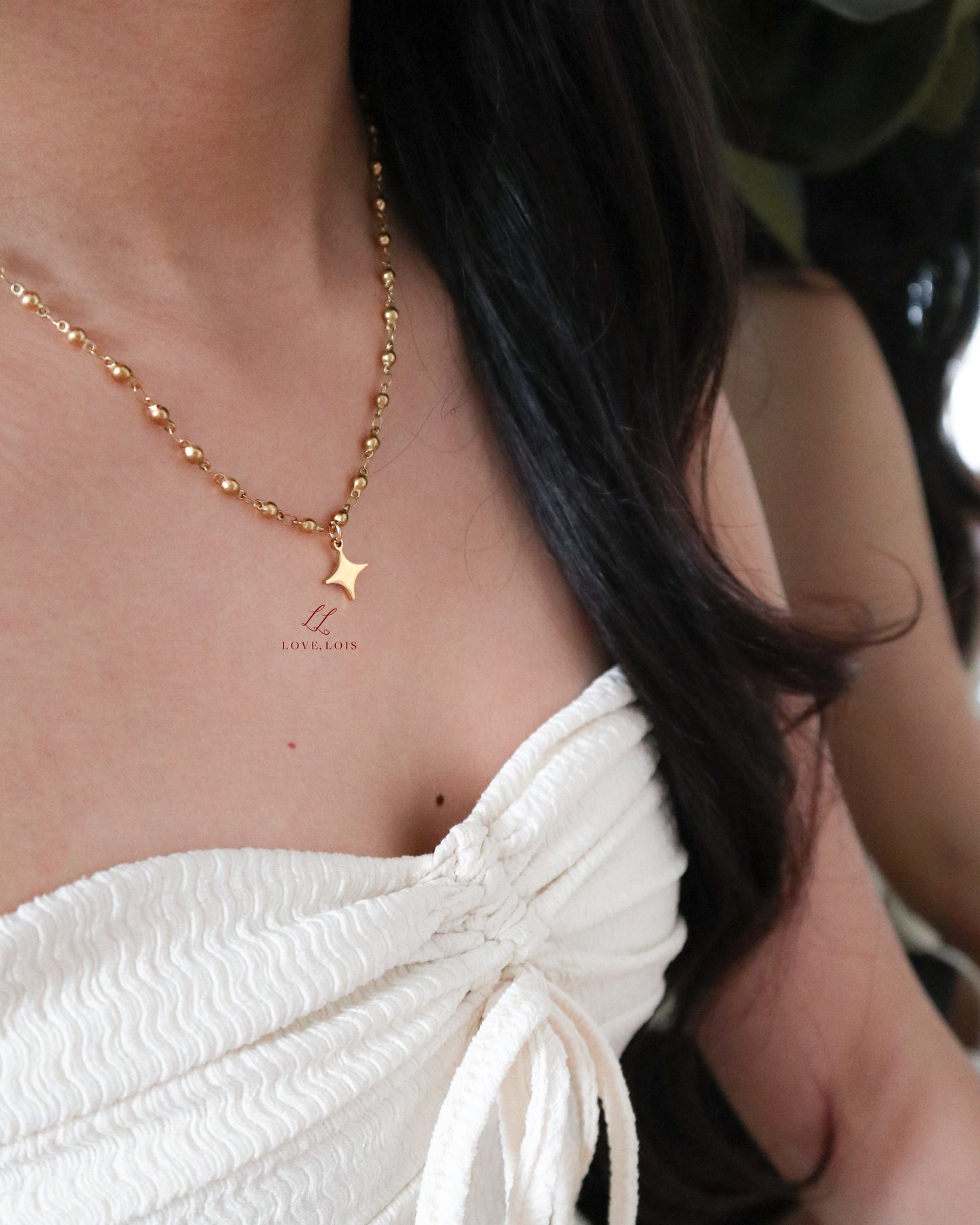 Star Personalized Handstamped Necklace