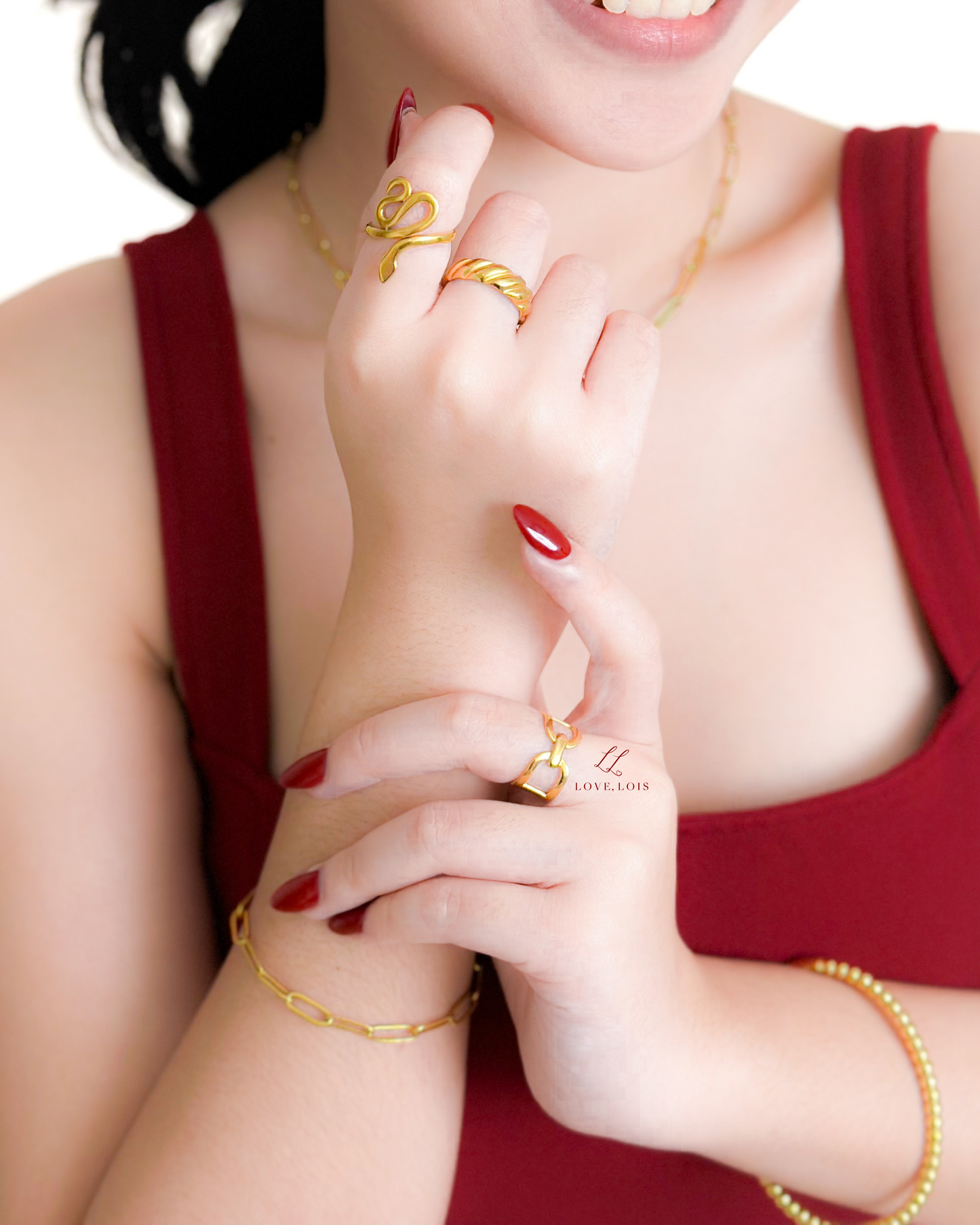 Seraphina Adjustable Ring Set