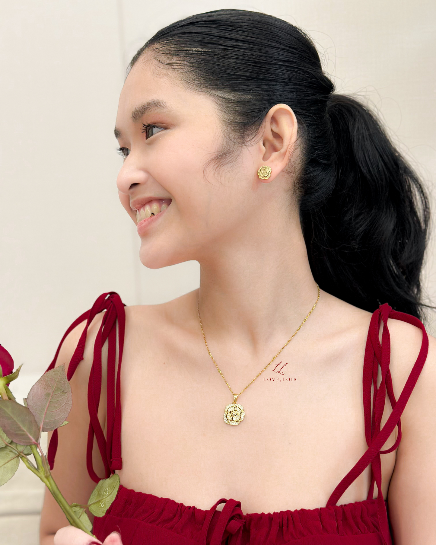 Rosalinda Earrings & Necklace Set