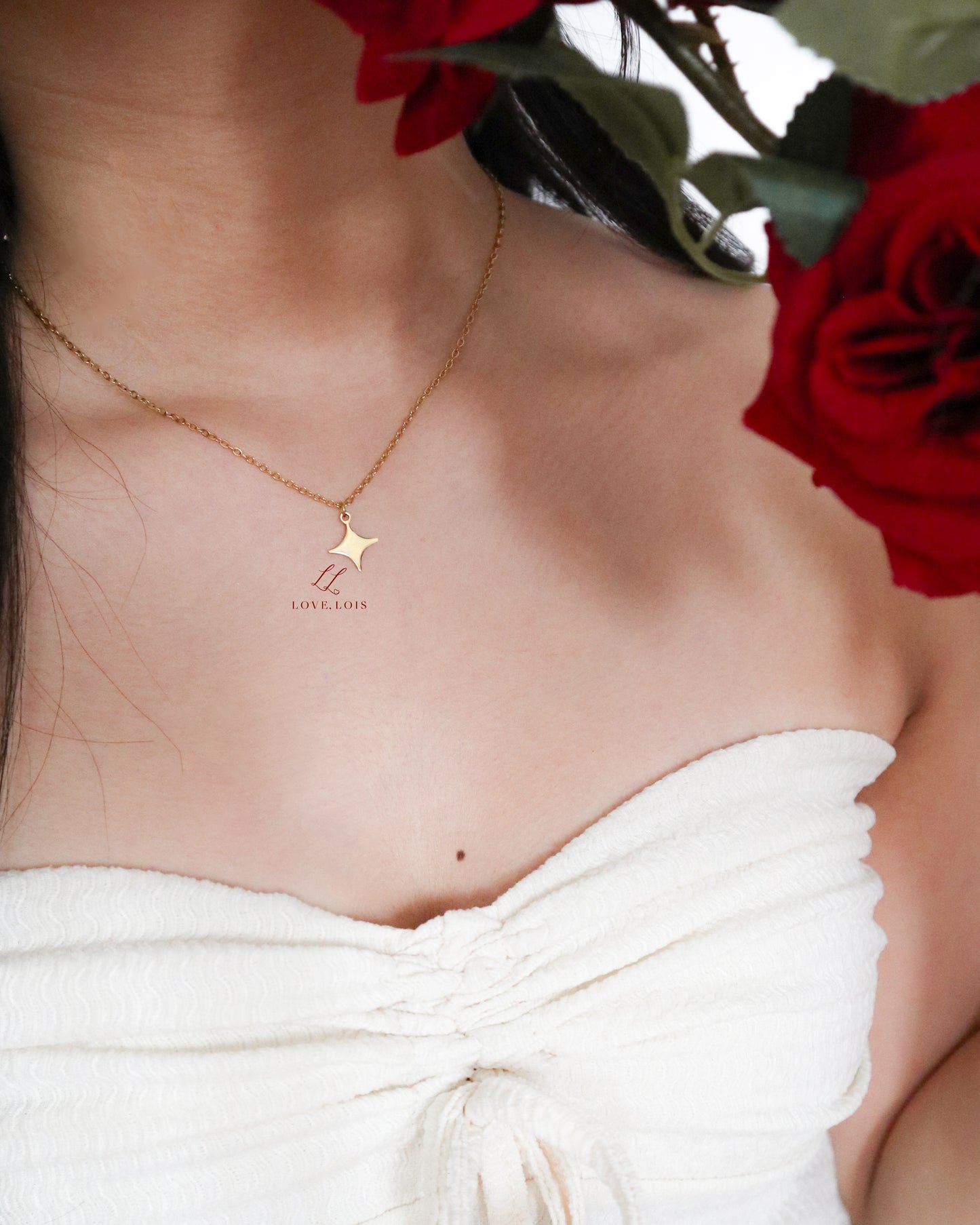 Star Personalized Handstamped Necklace