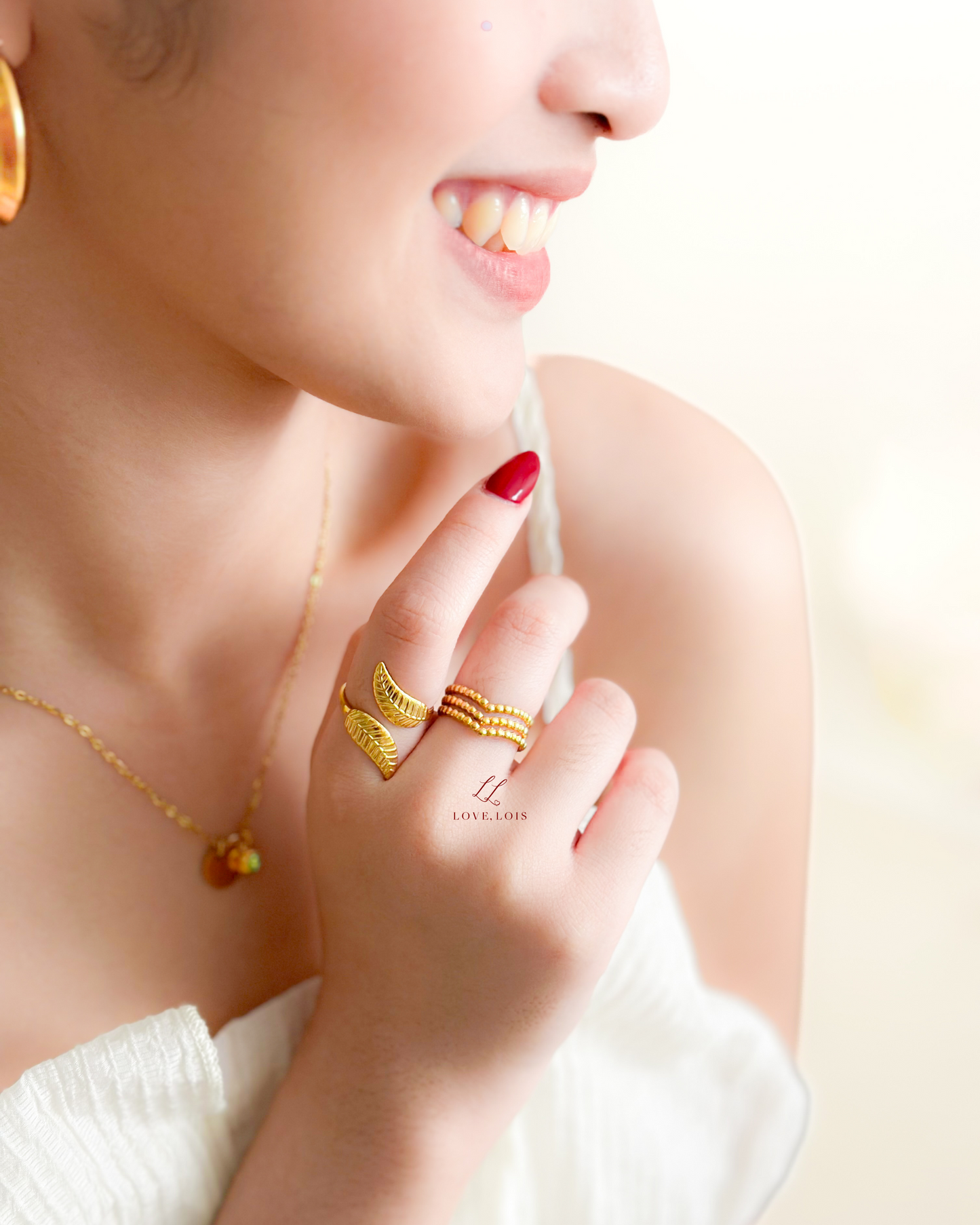 Daphne Adjustable Ring Set