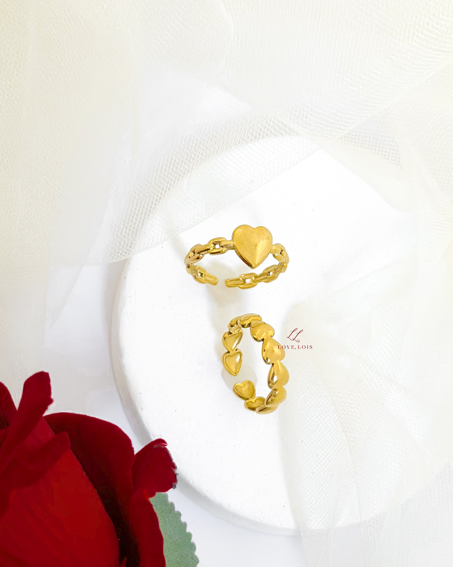 Stella Adjustable Ring Set